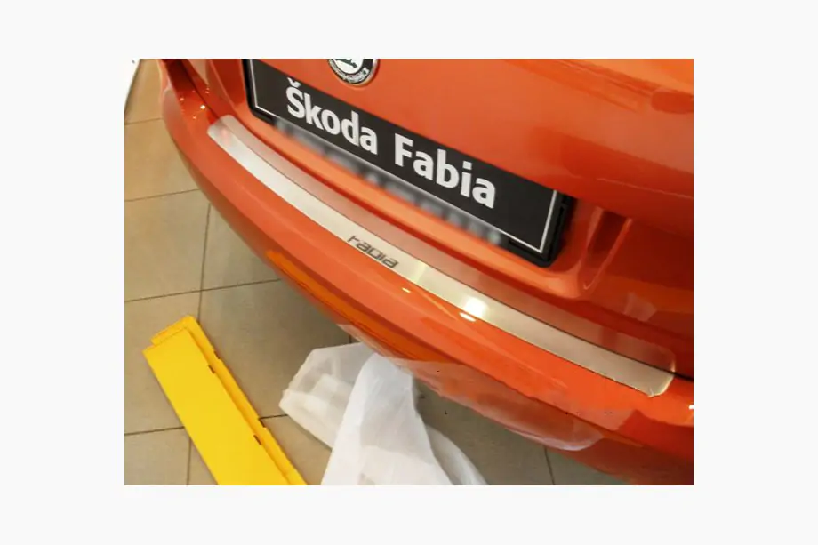 Skoda Fabia 2007-2014 Heckstoßstangenschutz Nataniko (Edelstahl) Image
