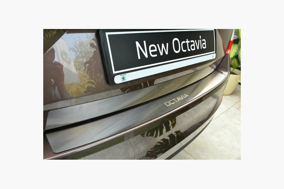 Skoda Octavia III A7 2013-2019 Heckstoßstangenschutz Nataniko (Edelstahl) Limousine Image