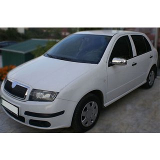 Spiegelabdeckungen 2006↗ (2 Stk, Edelstahl) Skoda Fabia 2000-2007 Foto 4