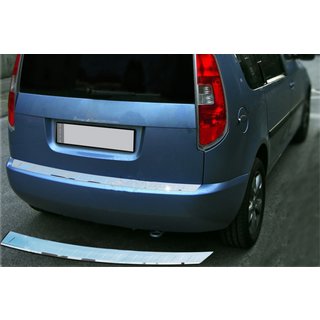 Heckstoßstangenschutz Edelstahl Skoda Roomster 2006-2015 Foto 2
