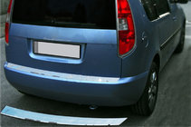 Renault Lodgy 2013-2022 Heckstoßstangenschutz OmsaLine Edelstahl Matt Foto 1