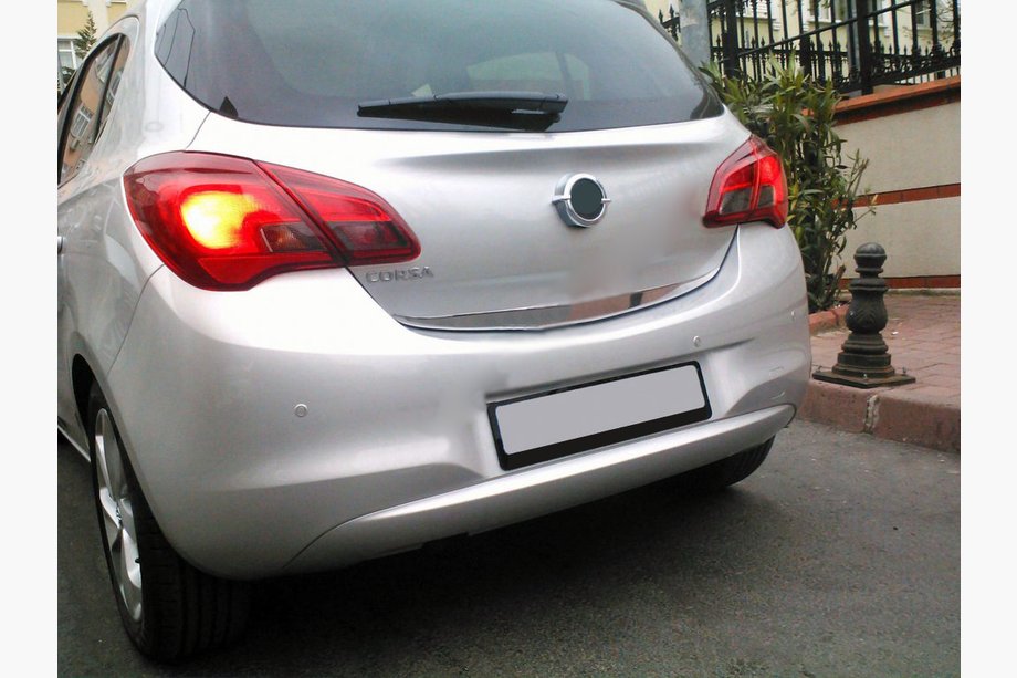Opel Corsa E 2015-2019 Kofferraumleiste Edelstahl Image