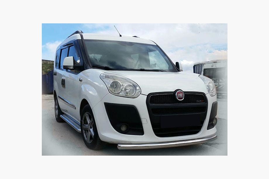 Fiat Doblo II 2010-2022 Frontschutzbügel ST008 (Edelstahl) 2010-2015, 60 mm Image