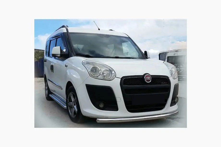 Fiat Doblo II 2010-2022 Frontschutzbügel ST008 (Edelstahl) Image