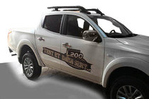 Fiat Fullback 2016- Dachreling mit Querträgern Schwarz Foto 2