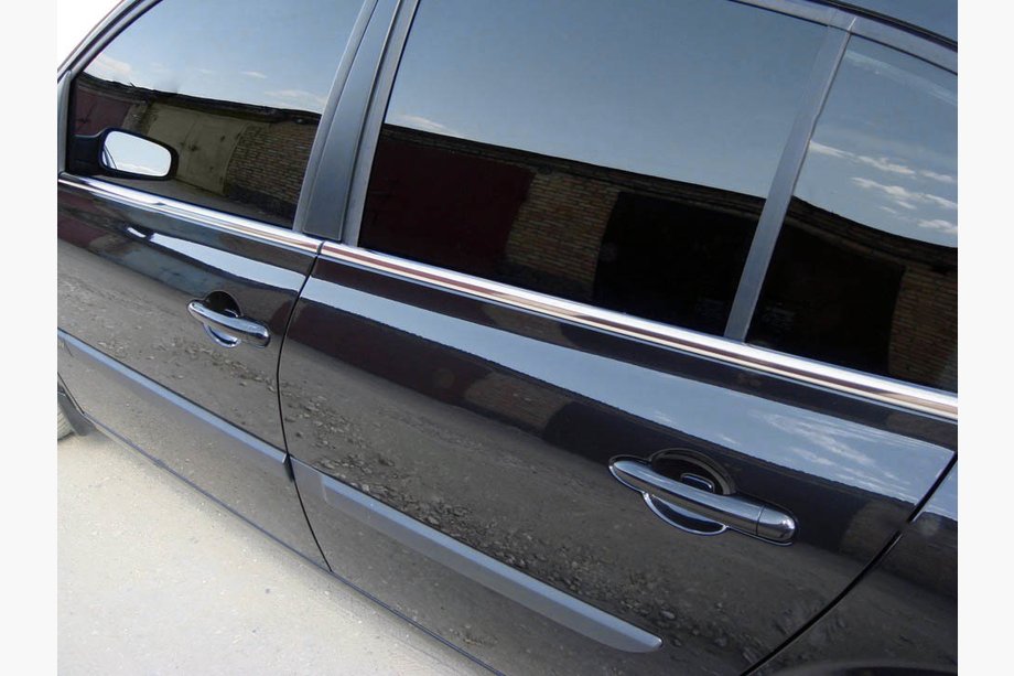 Renault Megane II 2004-2009 Fensterzierleisten außen Edelstahl (4 Stk) HB, Carmos - Türkischer Stahl Image