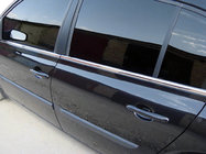 Renault Megane II 2004-2009 Fensterzierleisten außen Edelstahl (4 Stk) HB, Carmos - Türkischer Stahl Foto 1