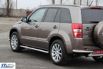 Suzuki Grand Vitara 2005-2017 Seitliche Rohre BB001 (2 Stk., Edelstahl) Foto 2