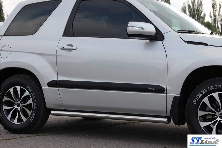 Suzuki Grand Vitara 2005-2017 Seitliche Rohre BB001 (2 Stk., Edelstahl) 60 mm Foto 7
