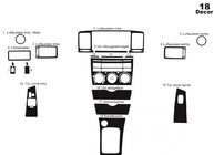 Toyota Corolla 2002-2007 Armaturenbrett Abdeckungen (2002-2004) Aluminium Foto 2