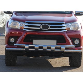 Frontschutzbügel ST015 (Edelstahl) Toyota Hilux 2015- Foto 3