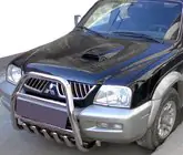 Mitsubishi L200 1996-2006 Frontbügel QT007 (Edelstahl) Foto 1