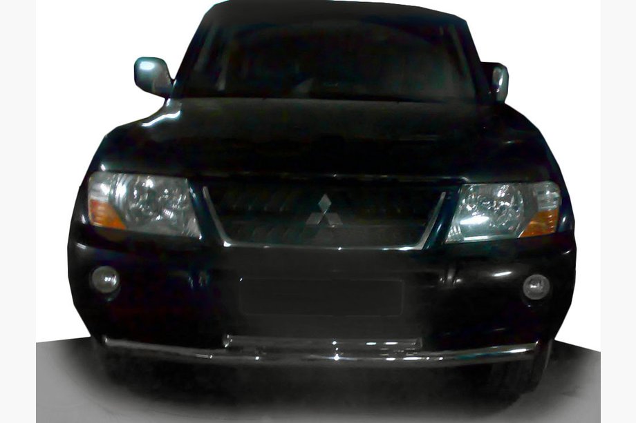 Mitsubishi Pajero Wagon III 1999-2006 Frontschutzbügel ST014 (Edelstahl) Image