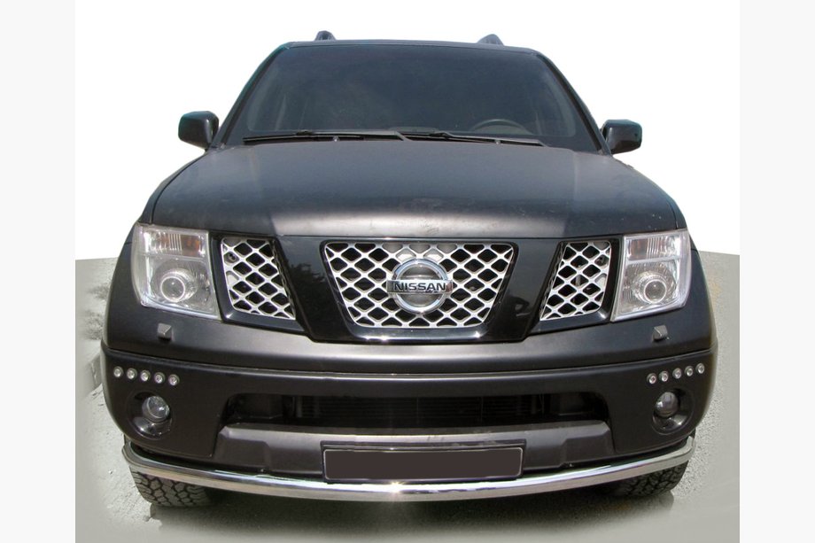 Nissan Pathfinder R51 2005-2014 Frontschutzbügel ST008-2 (Edelstahl) Foto 1