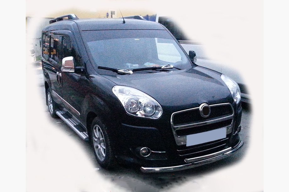 Opel Combo 2012-2018 Frontschutzbügel ST014 (Edelstahl) 60/60 mm Image