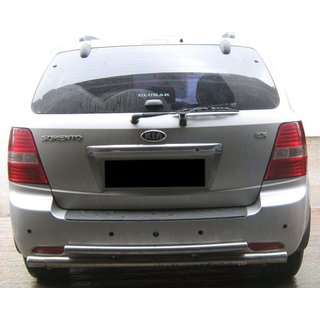 Heckbügel AK002-Doppelt (Edelstahl) Kia Sorento I BL 2002-2009 Foto 1