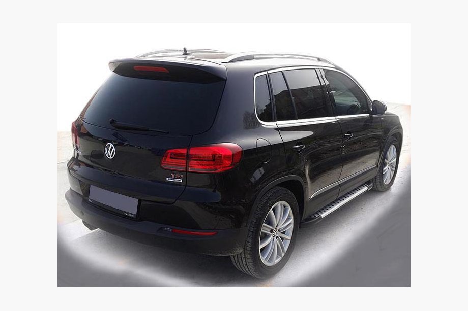 Volkswagen Tiguan 2007-2016 Trittbretter Allmond Grey (2 Stk., Alu) Image