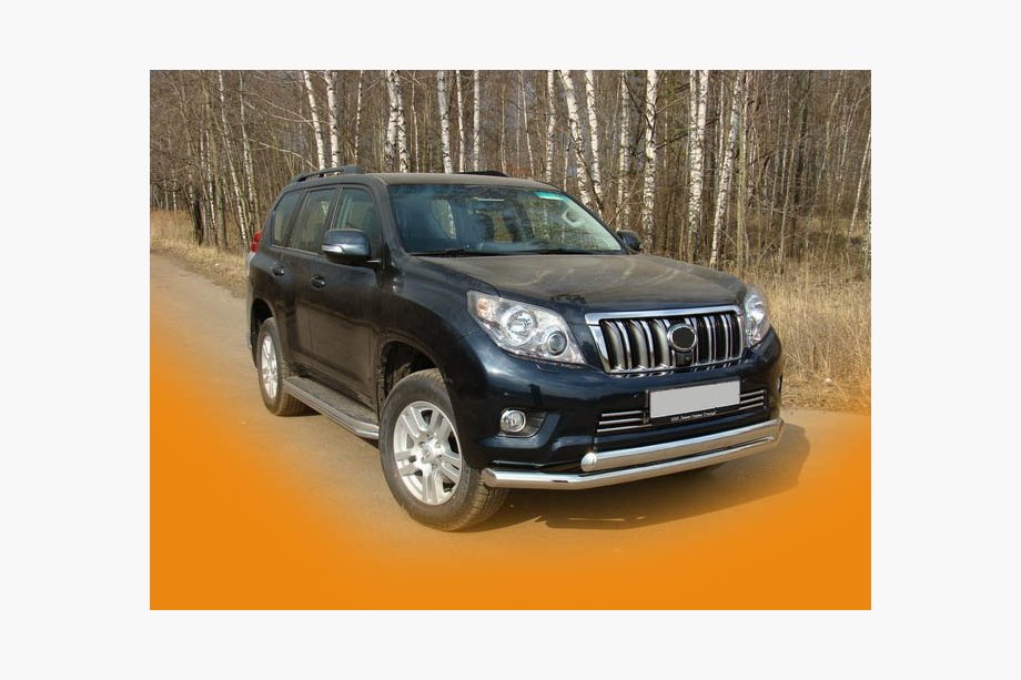 Toyota Land Cruiser Prado 150 2009-2023 Frontschutzbügel ST014 (Edelstahl) 70/42 mm Foto 3