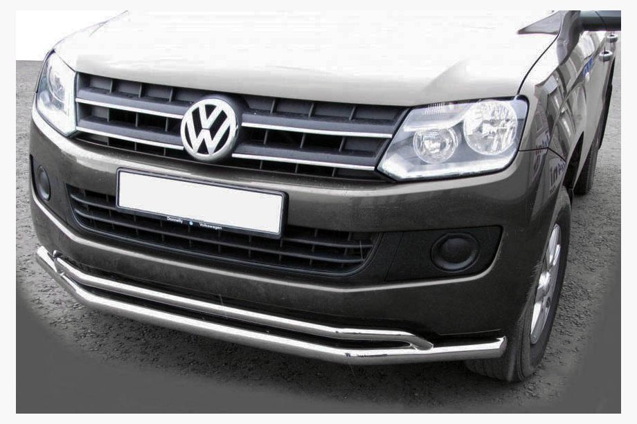 Volkswagen Amarok 2010-2022 Frontschutzbügel ST017 (Edelstahl) 70 x 48 mm Image