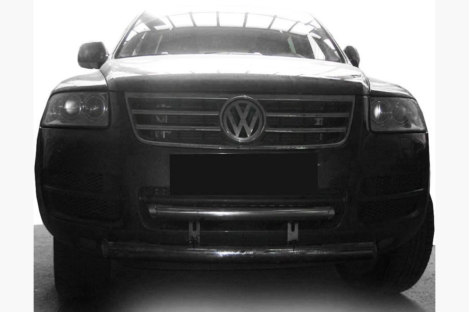 Volkswagen Touareg 2002–2010 Frontbügel ST013 Edelstahl Image