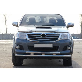 Frontschutzbügel ST014 (Edelstahl) Toyota Hilux 2006-2015 Foto 3