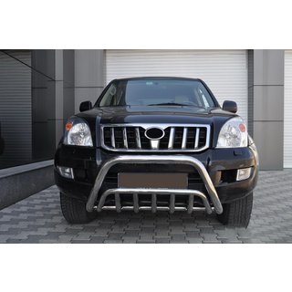 Frontbügel niedrig WT002 (Edelstahl) Toyota Land Cruiser Prado 120 2002-2009 Foto 2