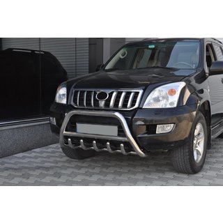 Frontbügel niedrig WT003 (Edelstahl) Toyota Land Cruiser Prado 120 2002-2009 Foto 3