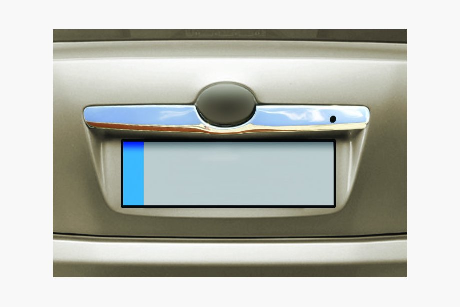 Toyota Camry 2006-2011 SALE! Chromleiste über dem Kennzeichen (Edelstahl) Image