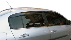 Renault Megane II 2004-2009 Windabweiser SD (4 Stk, Perflex Sport) Foto 4