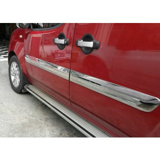 Türleisten Breites Modell (4 Stk, Edelstahl) Fiat Doblo I 2005-2010 Foto 3