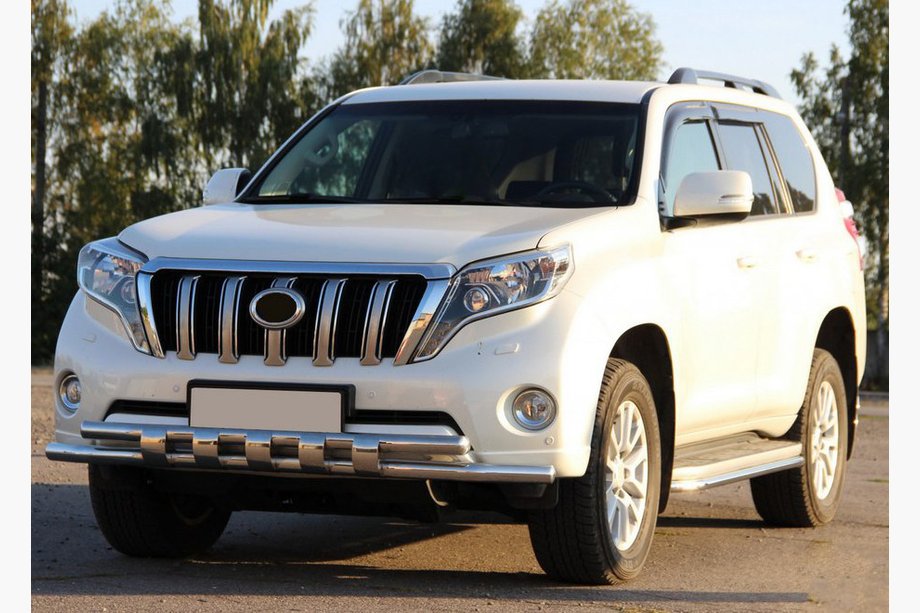 Toyota Land Cruiser Prado 150 2009-2023 Frontschutzbügel ST015 (Edelstahl) Image
