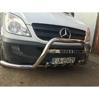 Frontbügel WT003-Plus (Edelstahl) Mercedes Sprinter W906 2006–2018 Foto 4