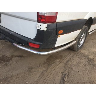 Seitliche Rohre hinter dem Hinterrad, eckig (2 Stk, Edelstahl) Mercedes Sprinter W906 2006–2018 Foto 3