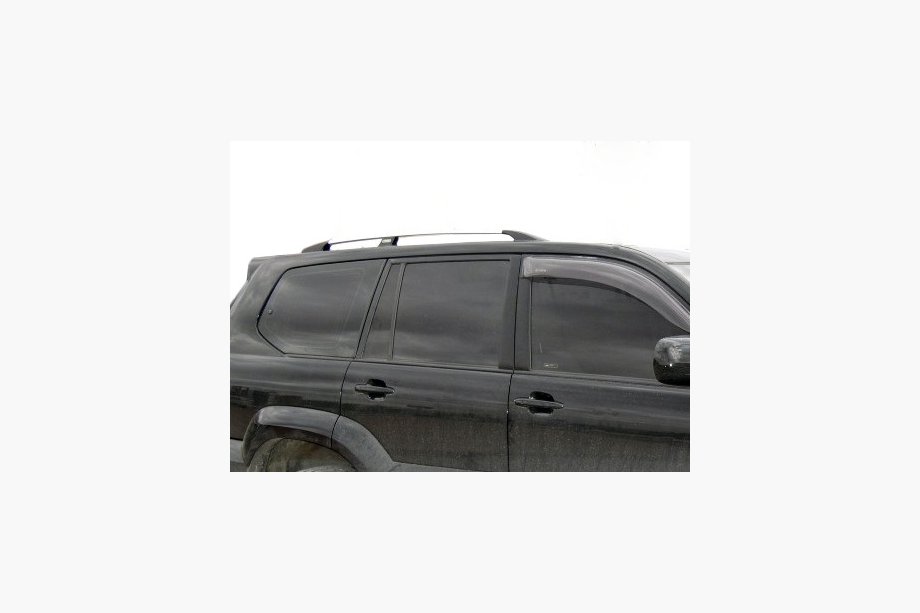 Toyota Land Cruiser Prado 120 2002-2009 Dachreling Grau Metallic Türkisch Kunststoff-Fuesse Image