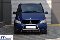 Mercedes Viano 2004-2014 Frontbügel WT003/004 (Edelstahl) 60mm, mit Schriftzug Foto 4