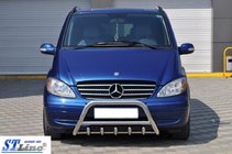 Mercedes Viano 2004-2014 Frontbügel WT003/004 (Edelstahl) 60mm, mit Schriftzug Foto 7