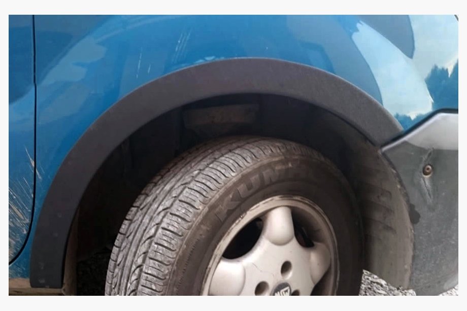 Renault Kangoo 1998-2008 Radlaufverbreiterungen (4 Stk, schwarz) Metall Image