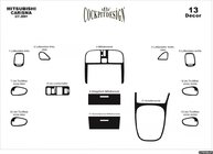 Mitsubishi Carisma 1995-2004 Armaturenbrett Abdeckungen (1999-2003) Holz Foto 3