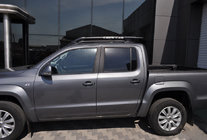 Mitsubishi L200 2006-2015 Schwarze Dachreling mit Querträgern Foto 3