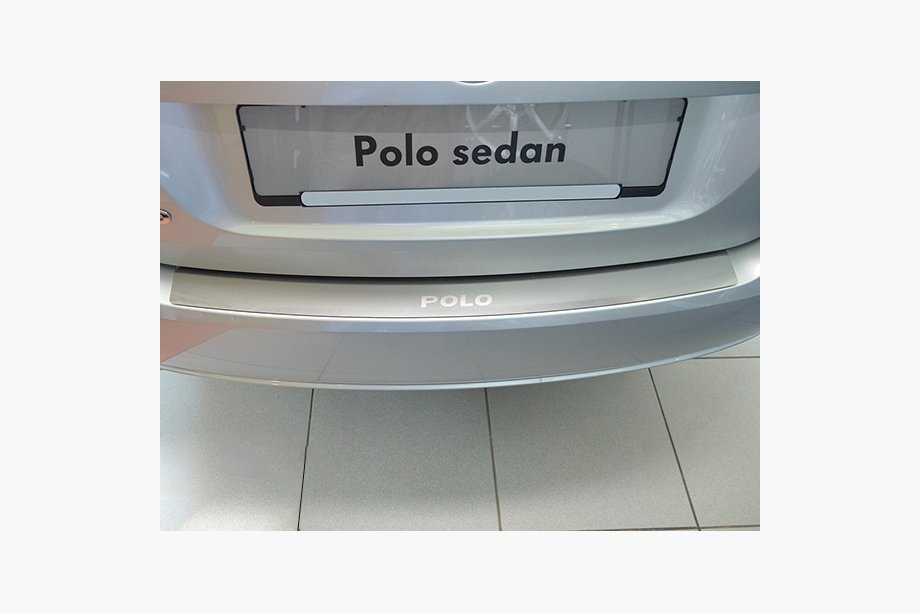 Volkswagen Polo 2010-2017 Heckstoßstangenschutz Nataniko (Edelstahl) Image