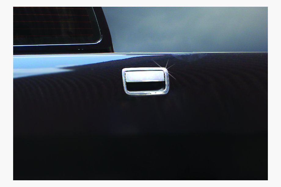 Volkswagen Amarok 2010-2022 Kofferraumgriff Abdeckung Edelstahl OmsaLine - Italienischer Edelstahl Image