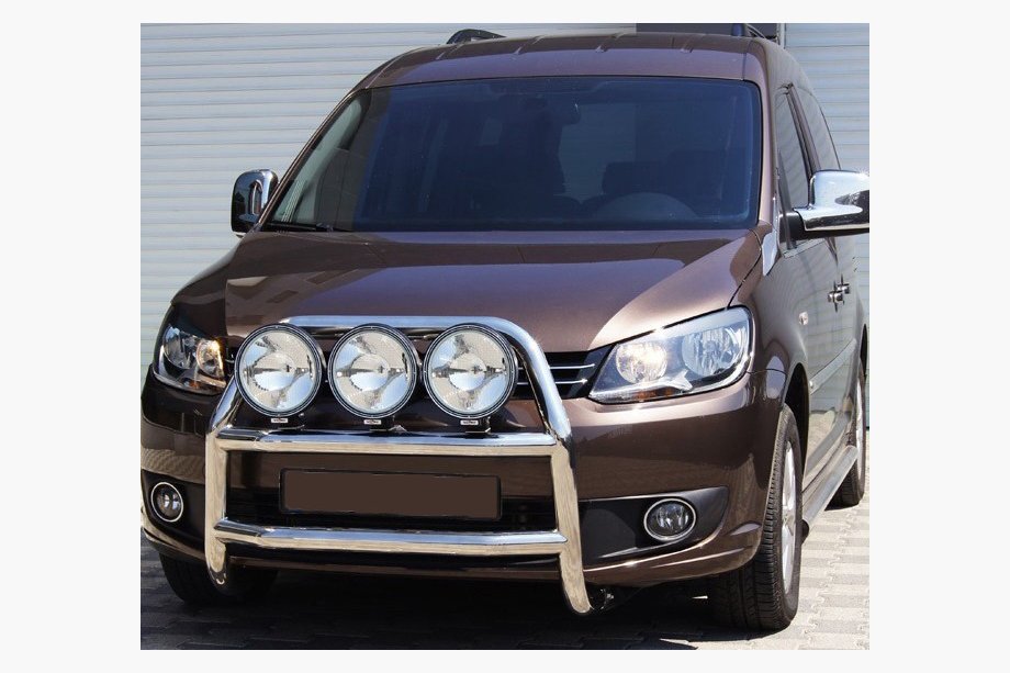 Volkswagen Caddy 2010-2015 Frontbügel WT016 (60 mm, Edelstahl) Image