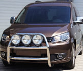 Volkswagen Caddy 2010-2015 Frontbügel WT016 (60 mm, Edelstahl) Foto 1