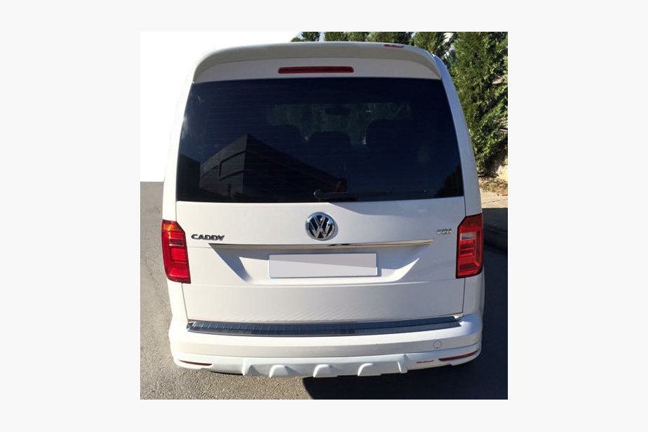 Volkswagen Caddy 2015-2020 Heckstoßstangenabdeckung (grundiert zum Lackieren) Foto 1