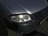 Volkswagen Caddy 2004-2010 Scheinwerferblenden (schwarz) Schwarz Matt Foto 7