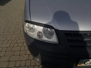 Volkswagen Caddy 2004-2010 Scheinwerferblenden (schwarz) Schwarz Matt Foto 8