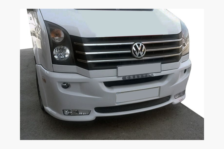 Volkswagen Crafter 2006-2016 Frontstoßstange 2012↗ (Era mit Schräge, grundiert zum Lackieren) Image