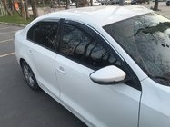 Volkswagen Jetta 2011-2018 Windabweiser mit Chromleiste (4 Stk, Niken) Foto 2