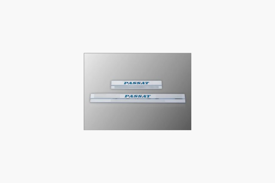 Volkswagen Passat B5 1997-2005 Einstiegsleisten Edelstahl mit Beleuchtung (4 Stück) Image