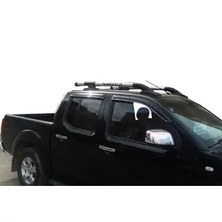Dachreling mit Querträgern (2 Stk, Chrom) Nissan Navara 2006-2015 Foto 2
